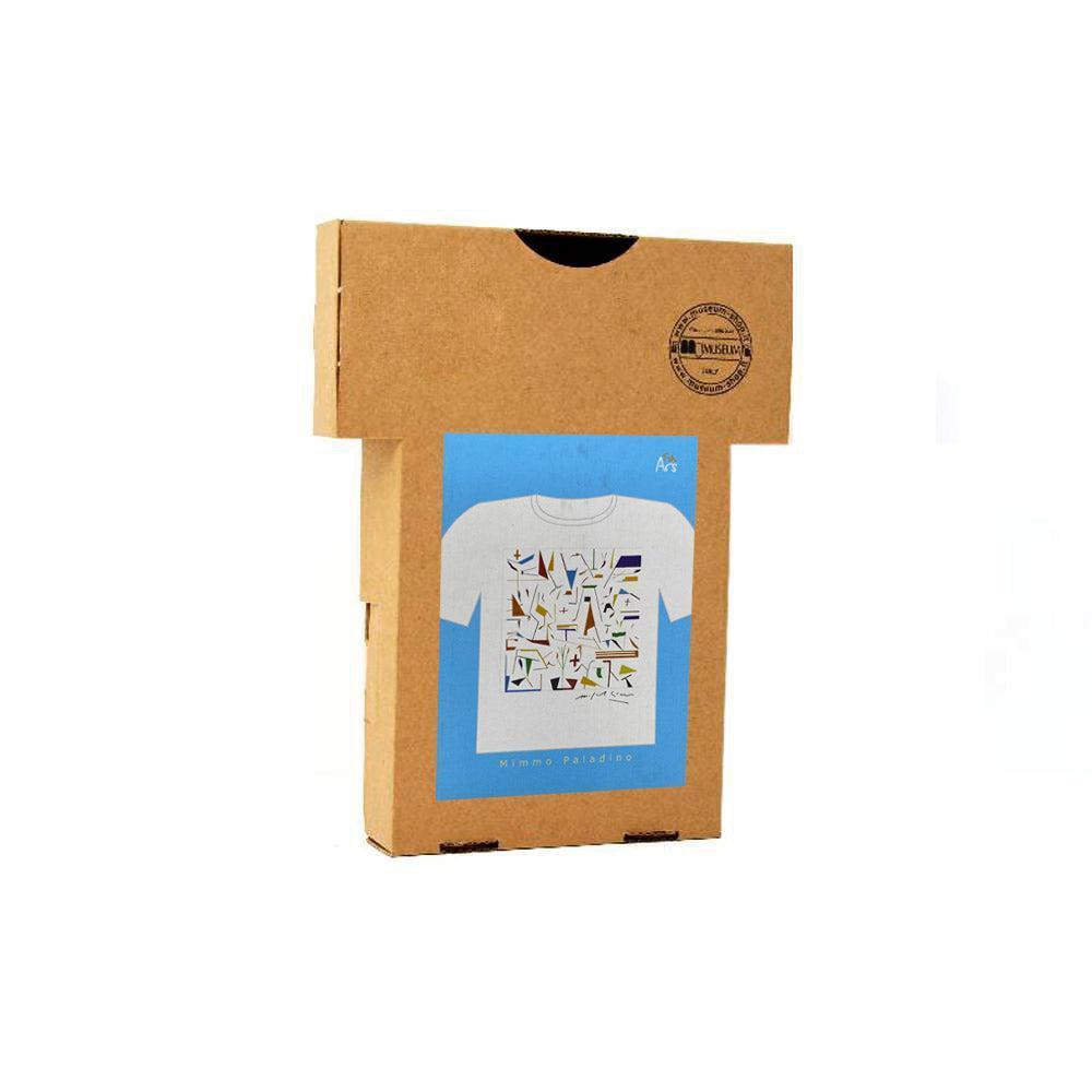 T-shirt uomo in cotone ispirata all’arte contemporanea di Mimmo Paladino.