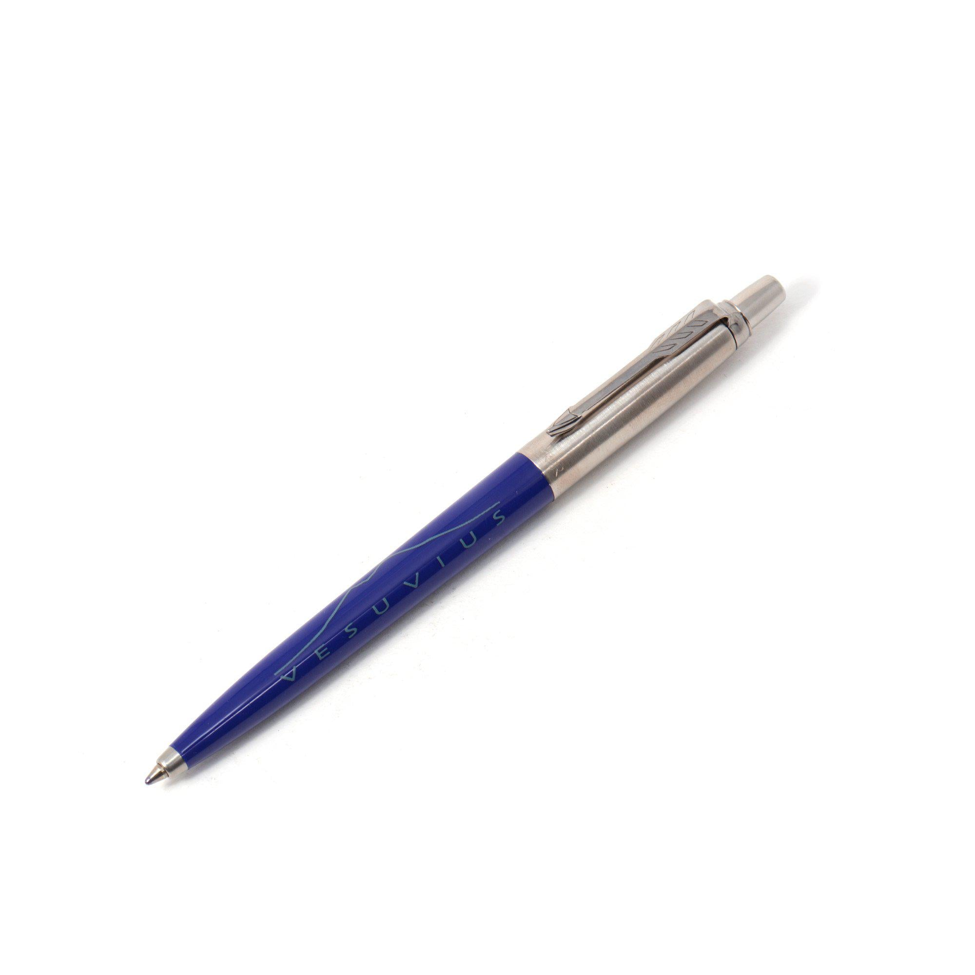 Penna Parker blu Vesuvius – design elegante con tocco storico