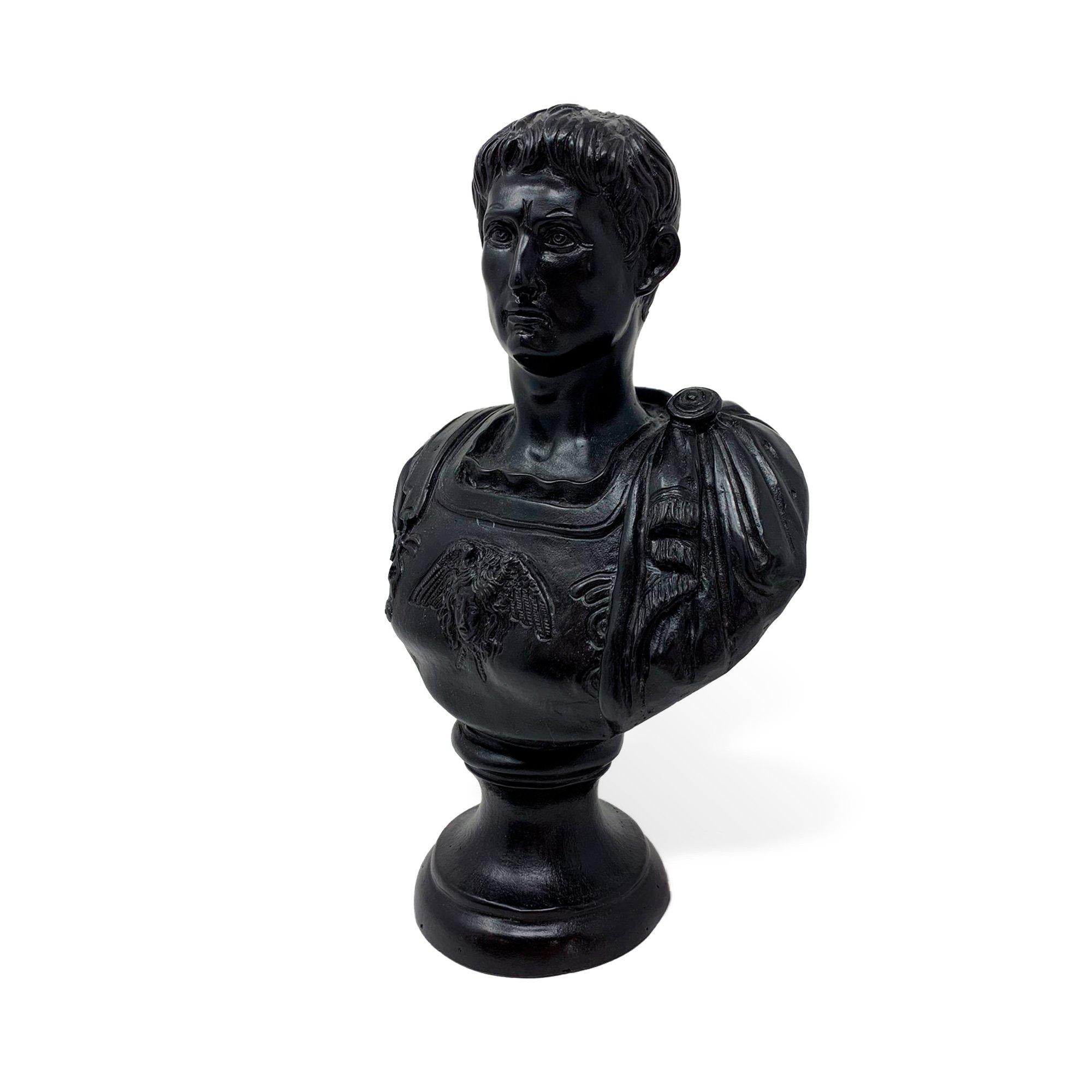 Roman Emperor Augustus Bronze Head