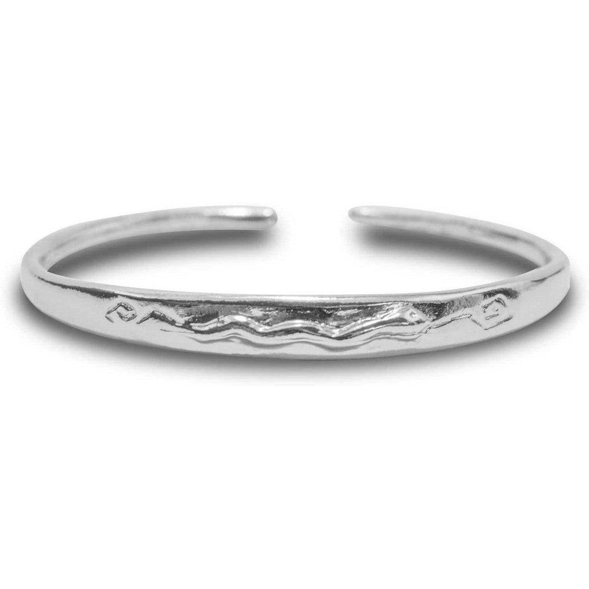 Bracelet avec Serpent en relief Argent 925 - Museum Shop Italy