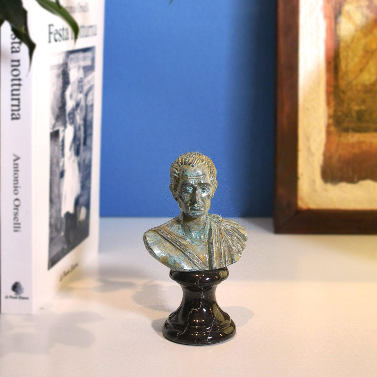 Julio César - Estatuilla de Bronce 11 cm