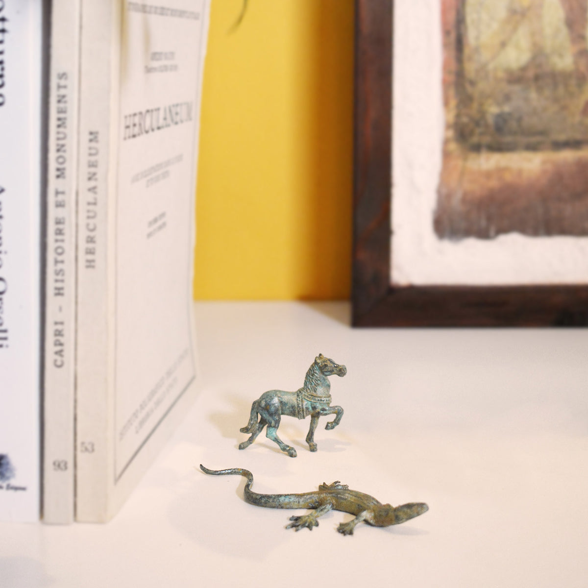 Greek Horse (Mignon) - Bronze Figurine 4.5 cm