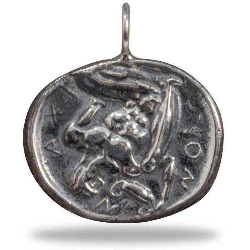 Ciondolo moneta Tetradracma di Naxos grande-Museum Shop Italy