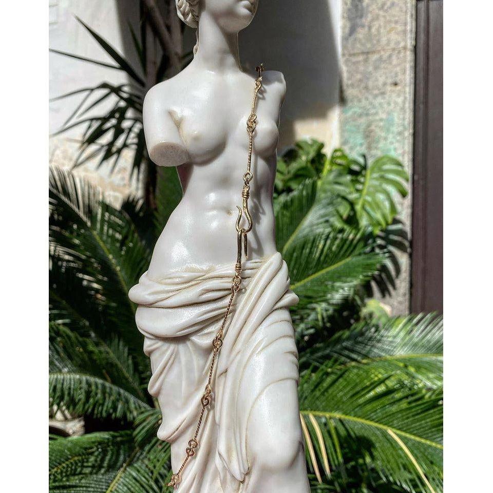 Halskette mit Pompei-Haken Silber 925 - Museum-Shop.it