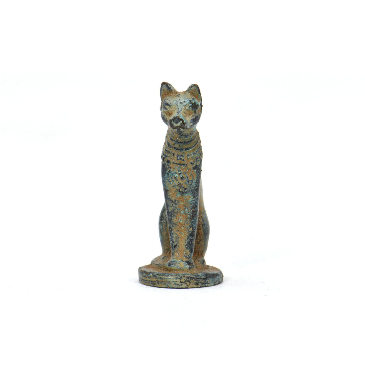 Ägyptische Katze (Miniatur) - Bronzefigur 3,5 cm