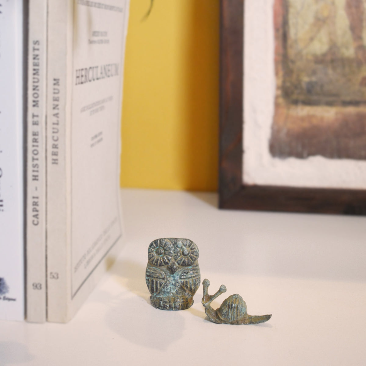 Caracol (miniatura) - Estatuilla de bronce 3,5 cm