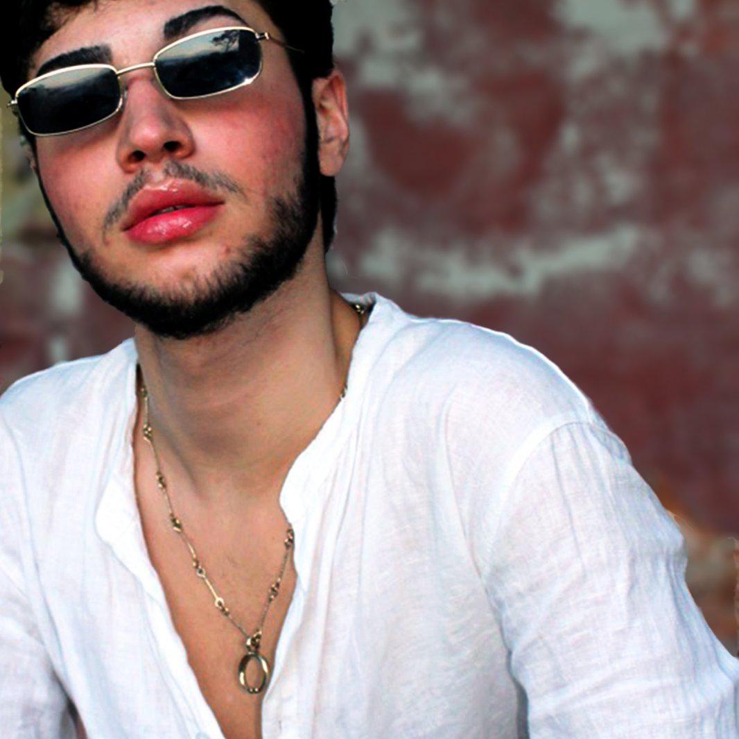 Pendente Lunula Crescente liscia Argento 925-Museum Shop Italy