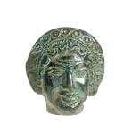 Mini Etruscan Mask - Bronze Figurine