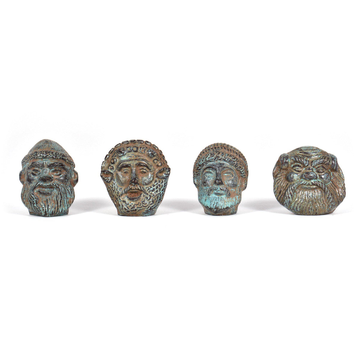 Mini Etruscan Mask - Bronze Figurine