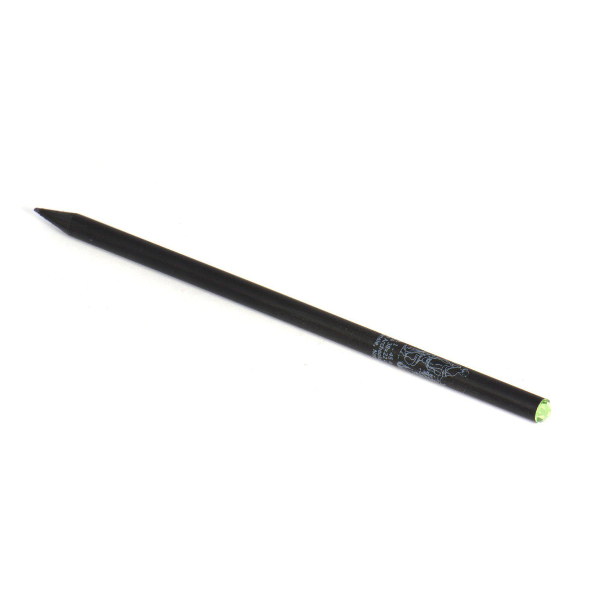 Lápiz negro con Swarovski – variante Flora de Pompeya, elegancia natural