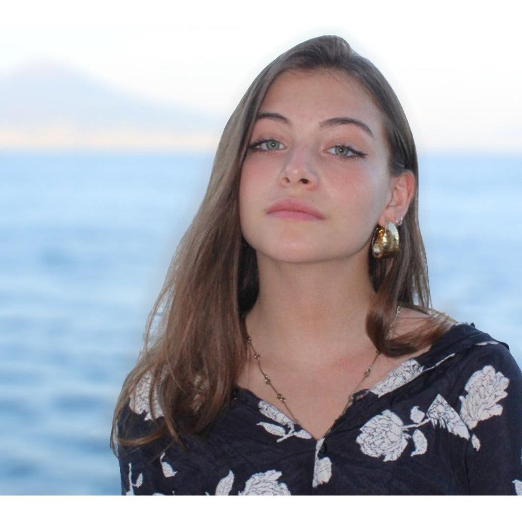 Etruscan style earrings in 925 silver