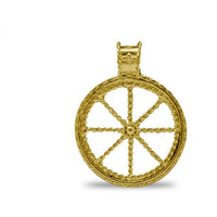 925 Silver Wheel Pendant - Museum Shop Italy