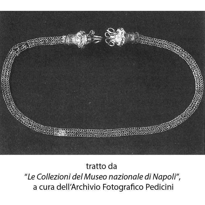 Protomi leonine Bracciale Argento 925 placcato ORO 18K - Museum-Shop.it