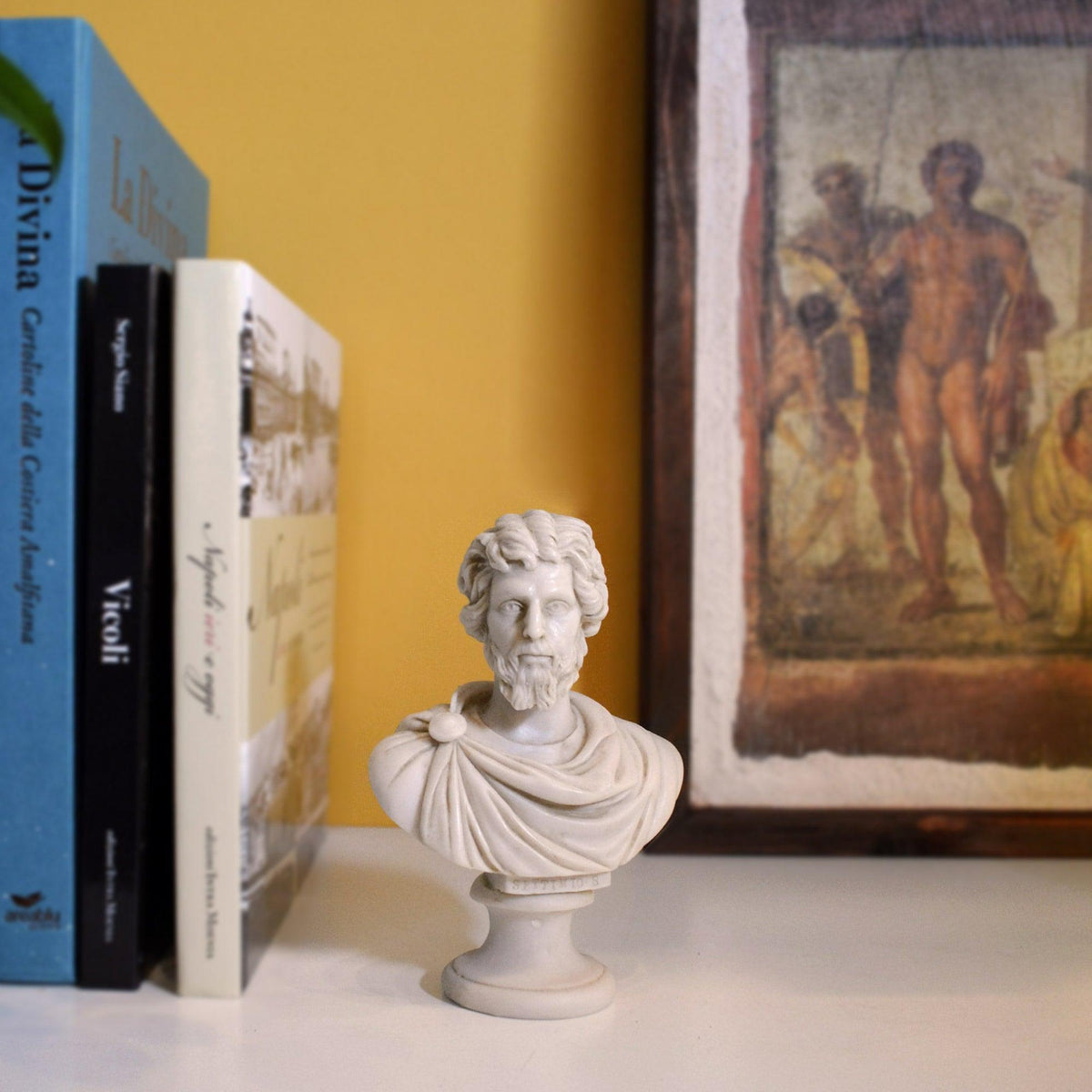 Septimius Severus Roman Emperor Marble Bust