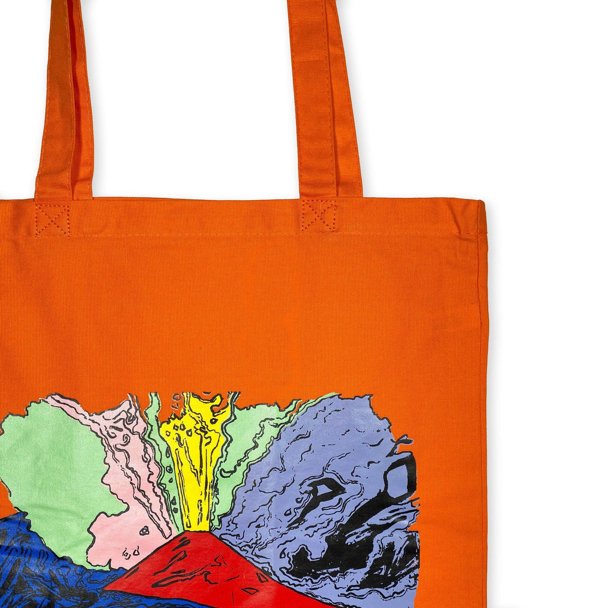 Vesuvius Andy Warhol shopping bag in natural cotton