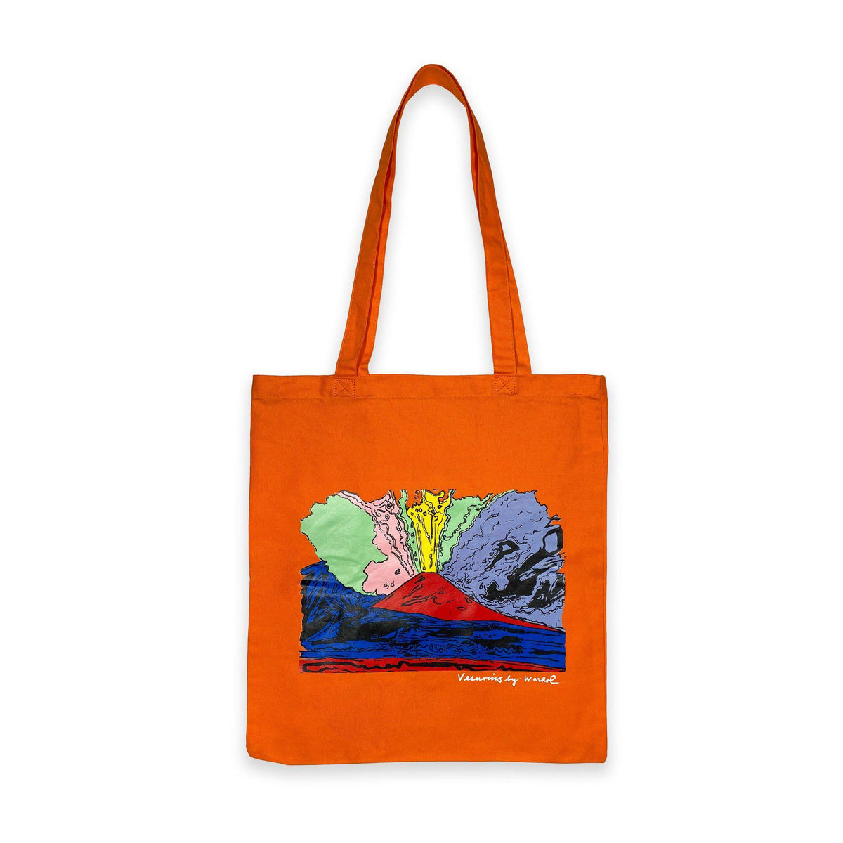 Vesuvius Andy Warhol shopping bag in natural cotton