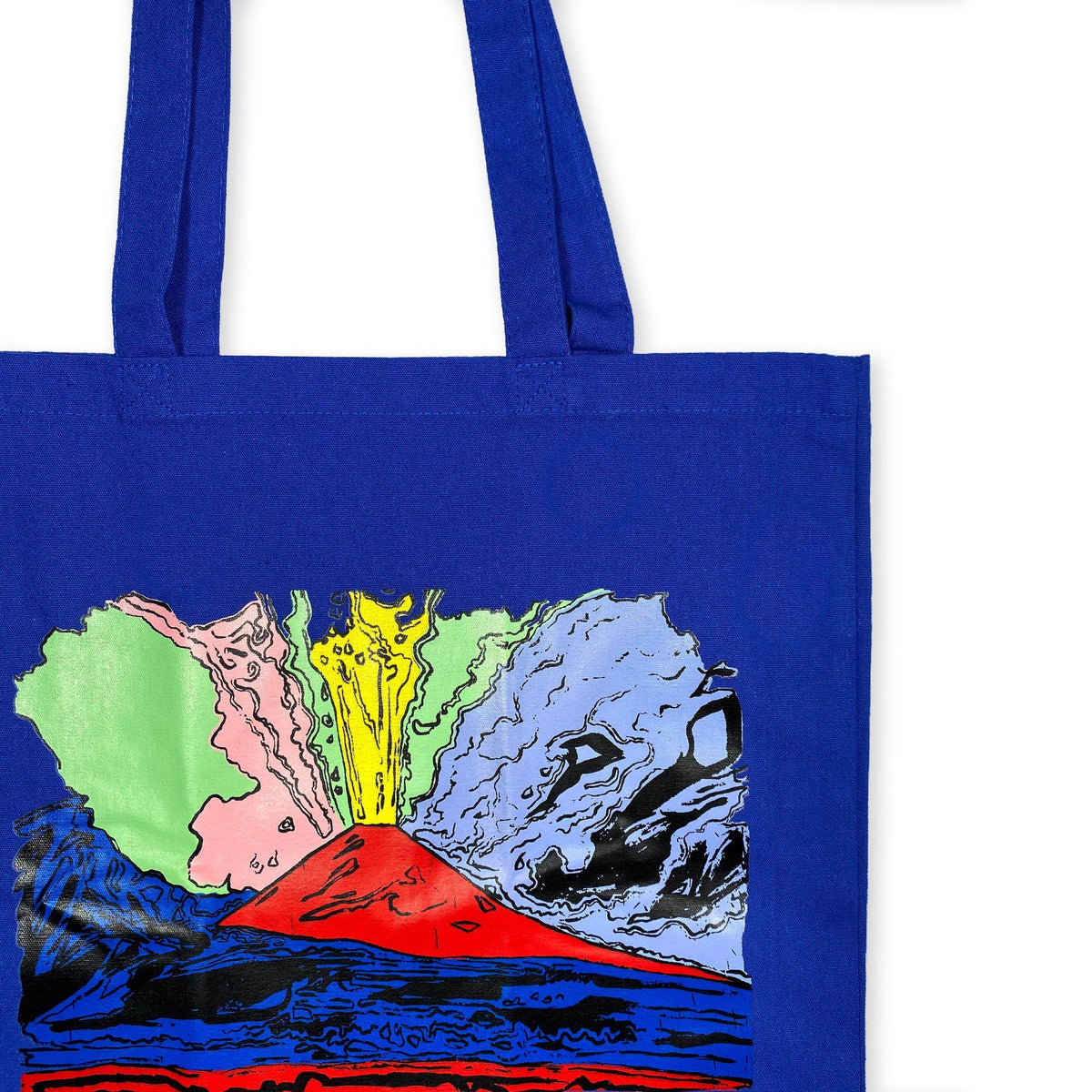 Vesuvius Andy Warhol shopping bag in natural cotton