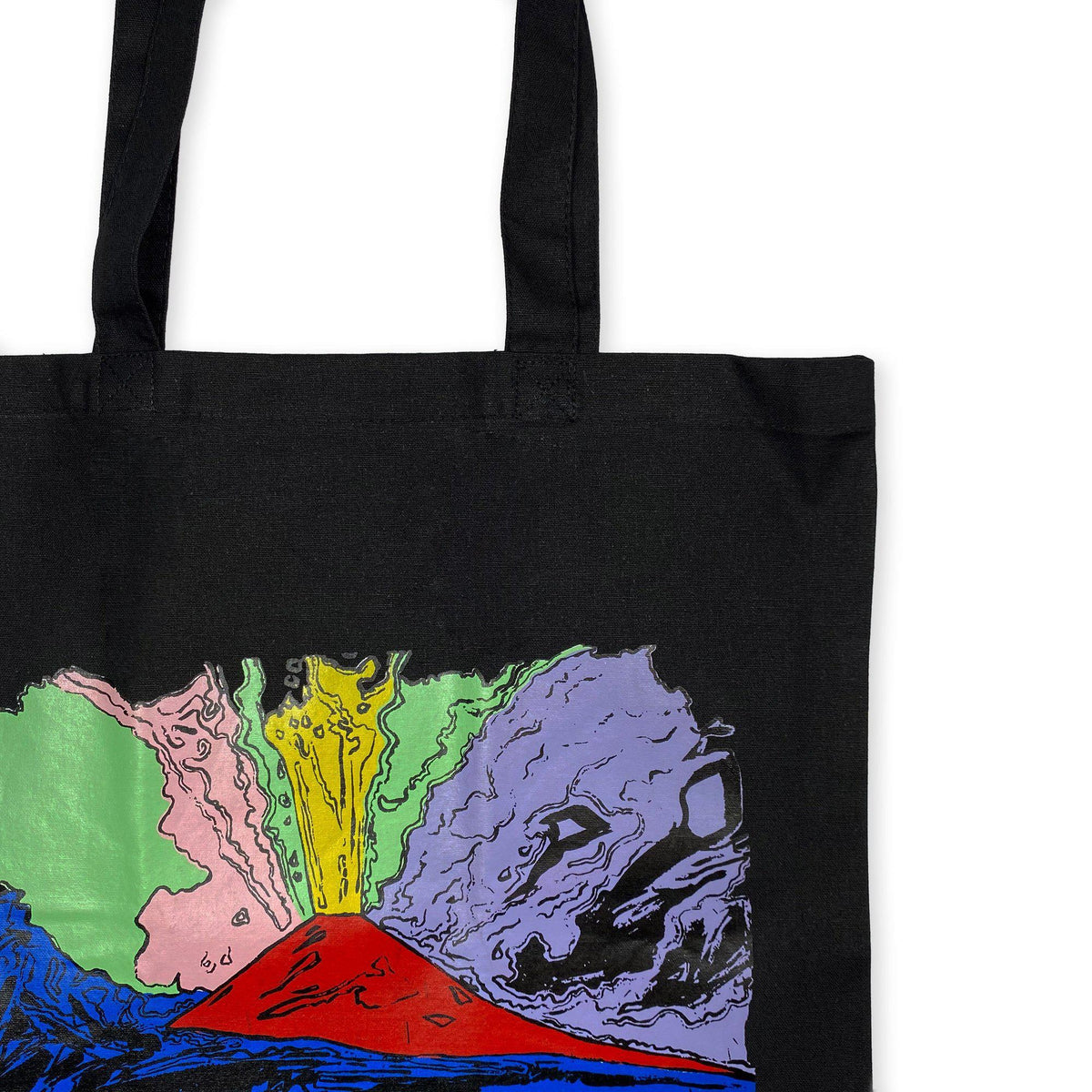 Vesuvius Andy Warhol shopping bag in natural cotton