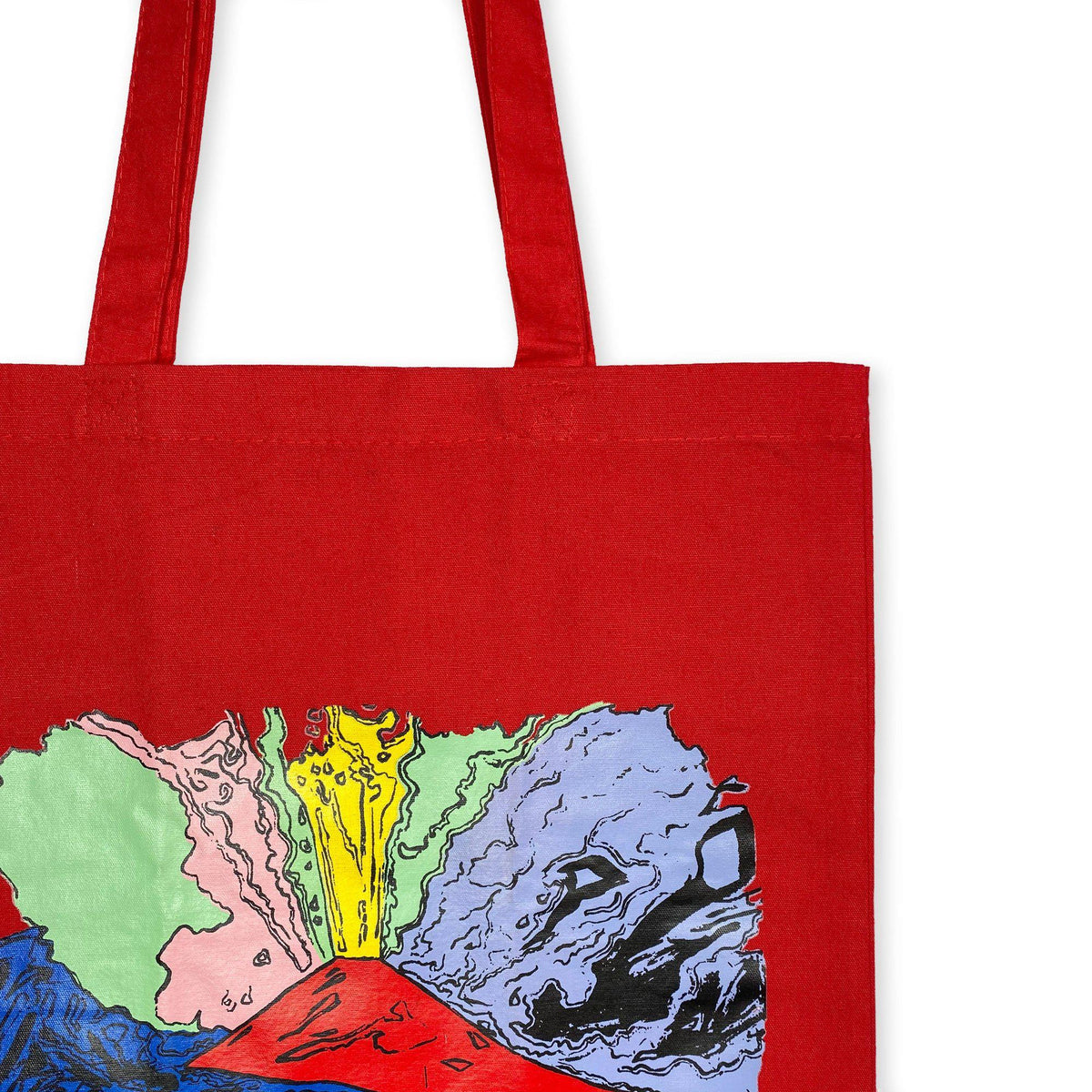 Vesuvius Andy Warhol shopping bag in natural cotton