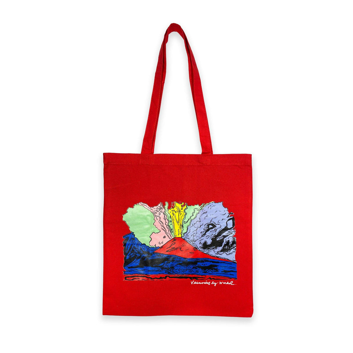 Vesuvius Andy Warhol shopping bag in natural cotton