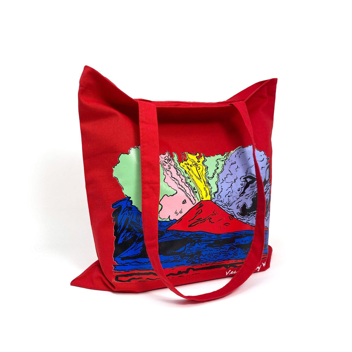 Vesuvius Andy Warhol shopping bag in natural cotton