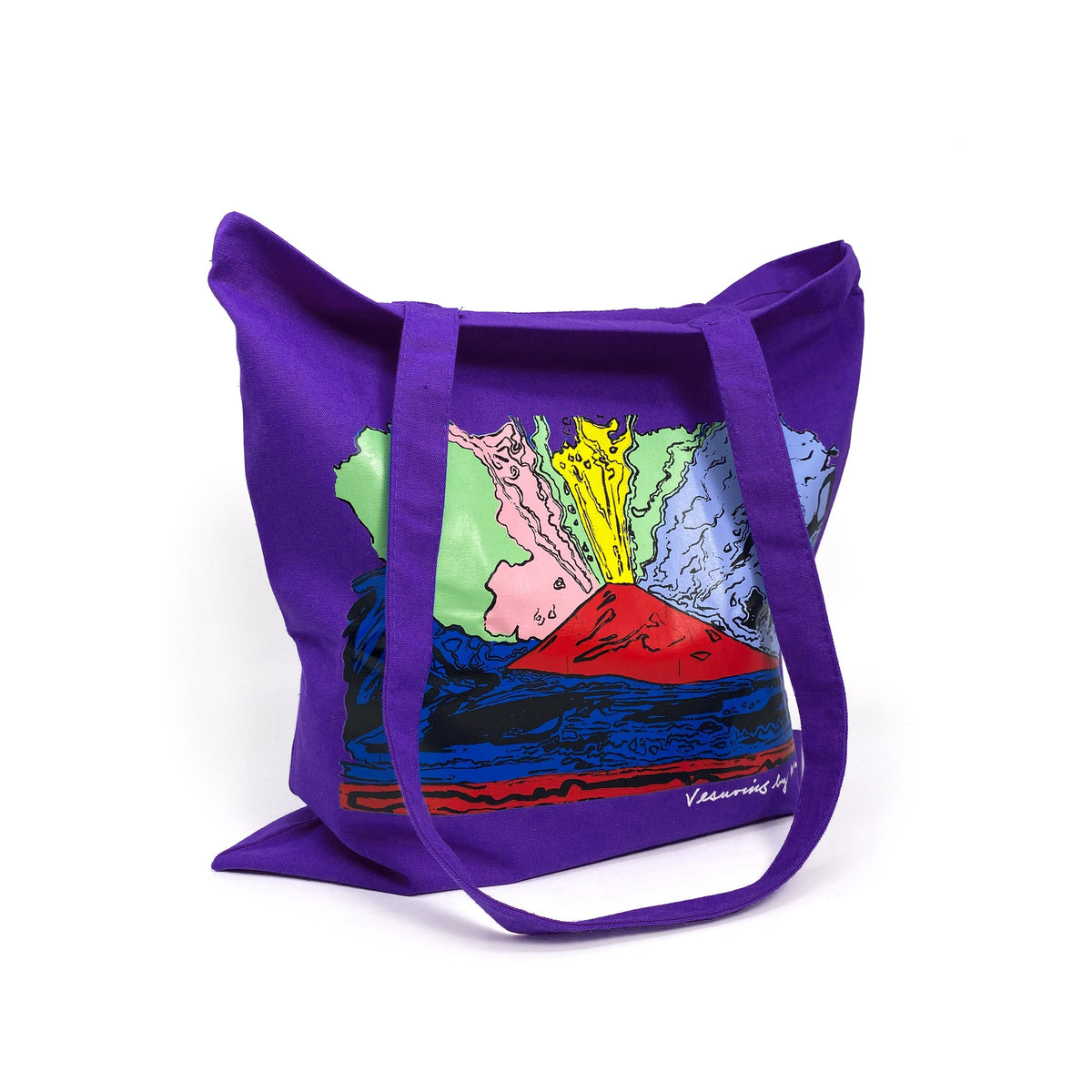 Vesuvius Andy Warhol shopping bag in natural cotton