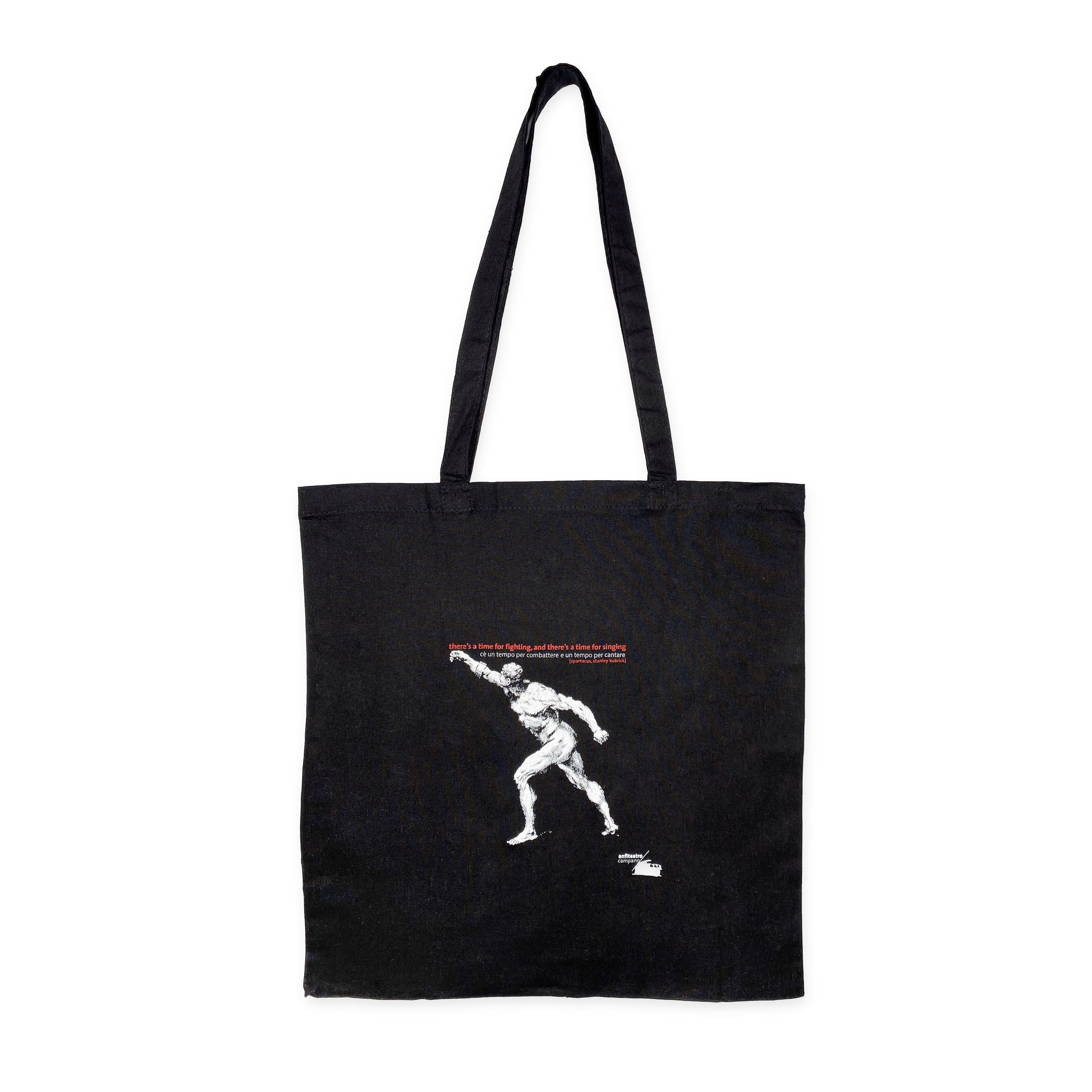 Design ispirato a Spartacus su borsa nera