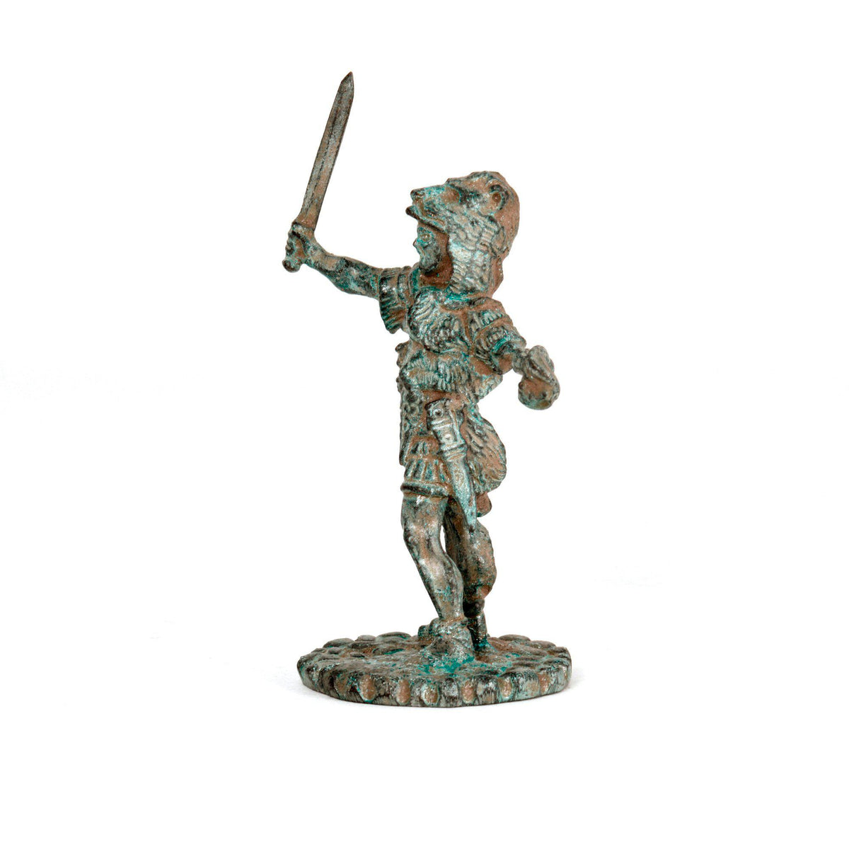 Bronze Roman Warrior Standard Bearer