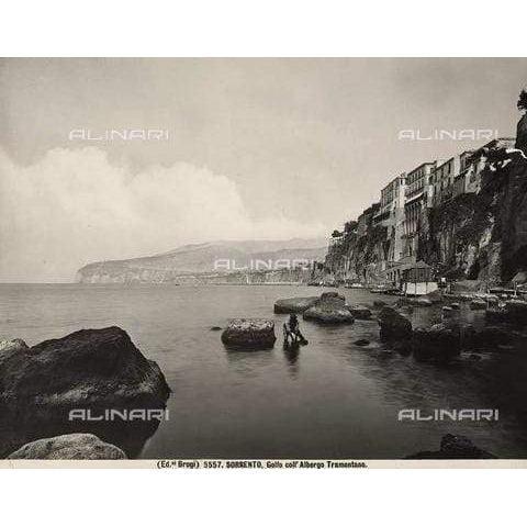 Sorrento, Golfo con Albergo Tramontano, Alinari - Museum-Shop.it
