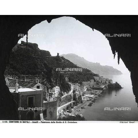Amalfi, San Cristofano cave, Alinari photographic print - Museum-Shop.it